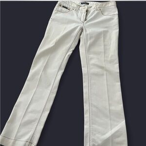 Dolce & Gabbana Cream Straight Leg Jeans
